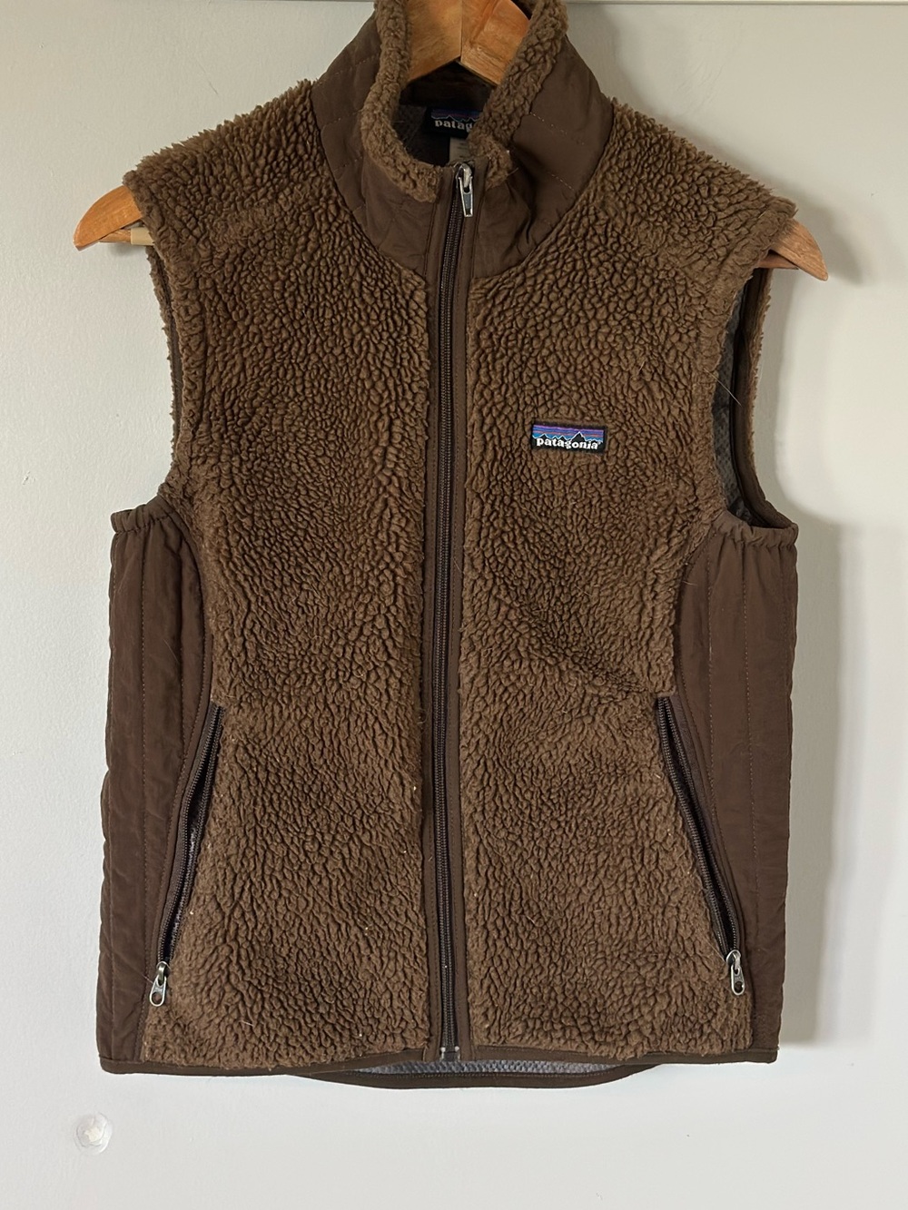 Patagonia Retro Brown Sherpa Fleece Vest